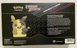 Pokemon Crown Zenith Premium Playmat Collection Morpeko V-Union Box New - Image 2