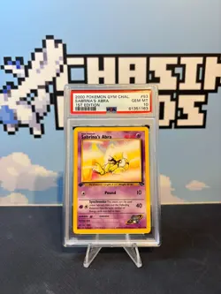 Pokemon TCG Sabrinas Abra Gym Challenge 1st Edition 93/132 Pokemon PSA 10 WOTC - Image 1