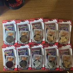 Pokemon TCG-Destined Rivals Checklane Blister Pack -Factory Sealed X10 all eevee - Image 1