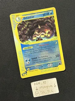 Pokemon Skyridge - Omastar - 23/144 - REVERSE HOLO RARE - NM/VLP - Image 3