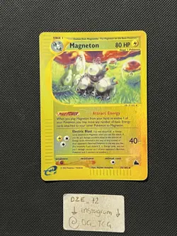 Pokemon Skyridge - Magneton - 19/144 - REVERSE HOLO RARE - LP/VLP * Read DESC* - Image 1