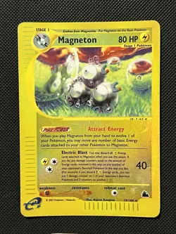 Pokemon Skyridge - Magneton - 19/144 - REVERSE HOLO RARE - LP/VLP * Read DESC* - Image 2
