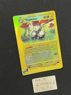 Pokemon Skyridge - Magneton - 19/144 - REVERSE HOLO RARE - LP/VLP * Read DESC* - Image 3