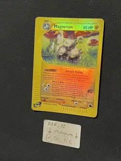 Pokemon Skyridge - Magneton - 19/144 - REVERSE HOLO RARE - LP/VLP * Read DESC* - Image 4