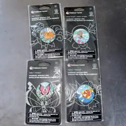 Pokemon Monthly Pins Paldean Wooper & more 4 out of of 12 BUNDLE Sealed ✅ - Image 1