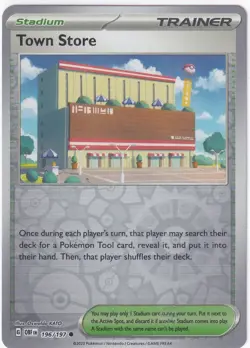 Pokemon OBF Obsidian Flames Town Store 196/197 Reverse Foil (NM) - 850 - Image 1