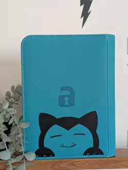 Vault X - 4 Pocket eXo-Tec Zip Binder Folder - Teal Pokemon Snorlax - Image 2