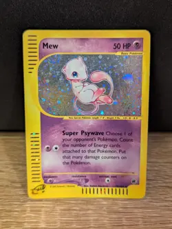 Pokemon TCG Mew Holo Expedition Base Set 19/165 2002 Ultra Rare - Image 1