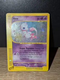 Pokemon TCG Mew Holo Expedition Base Set 19/165 2002 Ultra Rare - Image 2