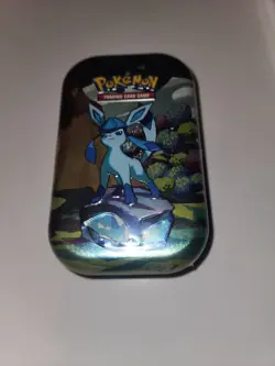Pokemon TCG Scarlet & Violet Prismatic Evolutions Glaceon Mini Tin 🧊 Sealed - Image 1