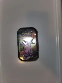 Prismatic Evolutions Mini Tin - Espeon Art - Sealed Brand New - Pokemon TCG - Image 1