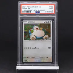 PSA 9 Snorlax 122 SVP EN Black Star Promo Holo Exclusive Graded Pokemon TCG - Image 1