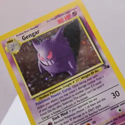 Pokemon TCG - Gengar 5/62 Fossil Holo Rare WOTC 1999 - LP - Image 1
