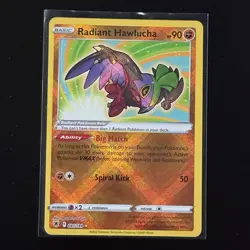 2022 Pokemon SWSH Astral Radiance Radiant Hawlucha #081/189 - Image 1