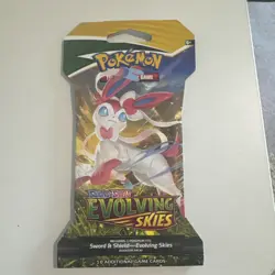 2021 POKEMON SWORD & SHIELD EVOLVING SKIES SEALED PACK - Image 1
