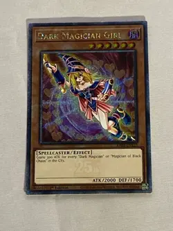 Yu-Gi-Oh! Quarter Century Secret Rare Dark Magician Girl (C) RA03-EN123 - Image 1
