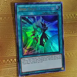 Dark Magic Twin Burst DUPO-EN018 Duel Power Ultra Rare 1st Ed NM Yu-Gi-Oh TCG - Image 1