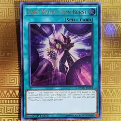 Dark Magic Twin Burst DUPO-EN018 Duel Power Ultra Rare 1st Ed NM Yu-Gi-Oh TCG - Image 2
