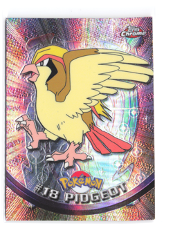Topps Chrome 2000 Pidgeot Pokemon Card #18 Holo NM RARE TV Animation Edition - Image 1