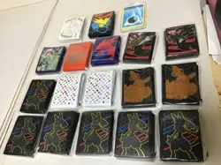 Pokemon TCG ETB Card Sleeves Lot of 17 New And Sealed Packs! Sealed energy pack - Image 1