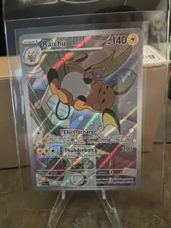 Pokemon TCG Raichu Holo Card Sv02: Paldea Evolved 211/193 NM Condition - Image 1