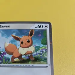 Eevee SVP 043 Scarlet & Violet Black Star Promo Cosmos Holo Pokemon Card - NM - Image 5