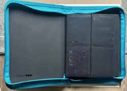 Ultra Pro Vivid TEAL 4 Pocket Zippered Pro Binder Album Holds 160 Cards - Image 2