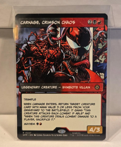 Carnage, Crimson Chaos Borderless SPM 0227 MTG Magic MINT Card Non Holo - Image 1