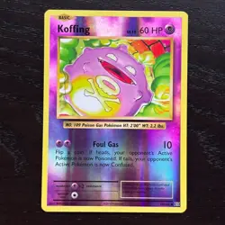 Koffing 50/108 Pokemon Evolutions XY Reverse Holo Uncommon Card VLP - Image 1