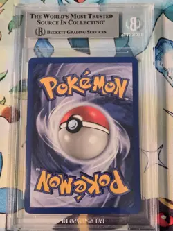 Pokemon Neo Genesis 1st Edition Holo Rare Card Lugia 9/111 Beckett 8.5 - Image 2