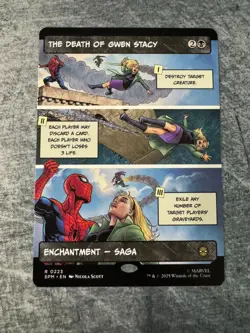 The Death of Gwen Stacy (Borderless) Marvel's Spider-Man Regular NM - MTG - Image 1