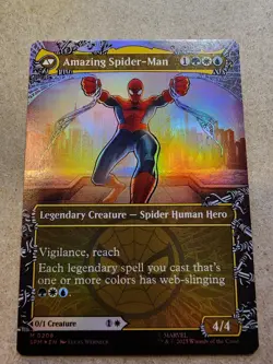 Peter Parker - #208 Foil (Borderless) Marvel's Spider-Man - Mtg - Image 2