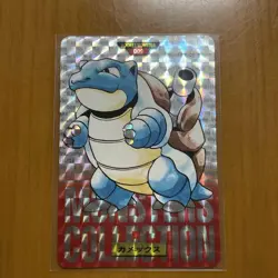 Blastoise Red Prism Holo No.009 Pokemon Card Carddass Japanese Bandai 1996 - Image 1