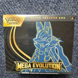 Pokemon TCG Mega Evolutions Lucario Elite Trainer Box ETB - Image 1