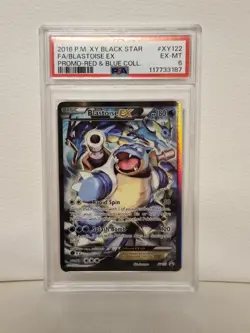 (AUS) 2018 Pokemon Black Star Promo Blastoise Ex XY122 PSA 6 - Image 1