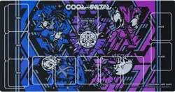 Official Pokemon Center Japan Rubber TCG Playmat Cool X Metal - NEW F/S - Image 1