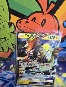 Tapu Koko GX 47/145 - S&M: Guardians Rising Ultra Rare - Pokemon TCG (NM) - Image 1