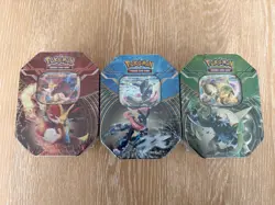 2014 Pokemon Kalos Power Tin Greninja, Crestnaught, Delphox SEALED Set. - Image 1