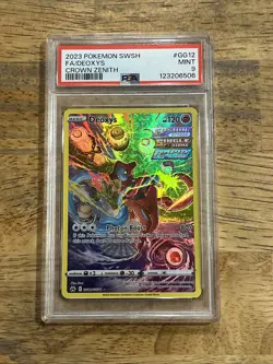 GRADED PSA 9 2023 Pokemon SWSH FA/Deoxys Crown Zenith #GG12 - Image 1