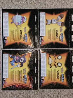 Pokemon TCG Shining Fates Mad Party Pin Collections Set of 4 Factory Sealed - Image 2