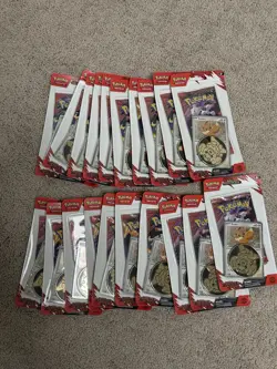 Pokemon TCG Destined Rivals Checklane Blister Eevee Lot Of 20 - Image 1
