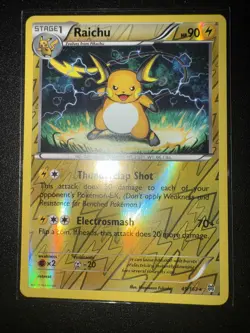 Raichu 49/162 Rare - Pokemon TCG XY: BREAKthrough - Reverse Holo (NM) - Image 1