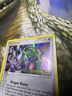 2005 Pokemon EX Emerald Rayquaza Reverse Holo #9/106 MP - Image 4