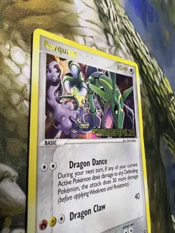 2005 Pokemon EX Emerald Rayquaza Reverse Holo #9/106 MP - Image 5