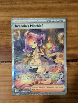 Acerola's Mischief 183/132 Special Illustration Rare Pokemon Mega Evolution NM+ - Image 1