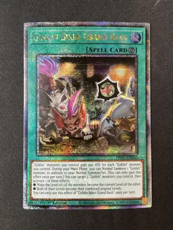 Yugioh #PHNI-EN060 Goblin Biker Grand Bash 1st Ed Quarter Century Secret Rare NM - Image 1
