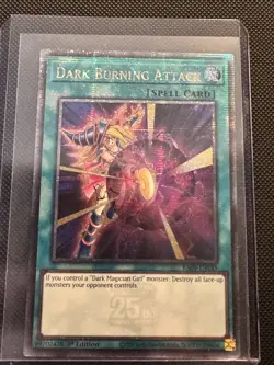 RA04-EN245 Dark Burning Attack Quarter Century Secret Rare 1st Ed YuGiOh - Image 2
