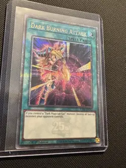 RA04-EN245 Dark Burning Attack Quarter Century Secret Rare 1st Ed YuGiOh - Image 3