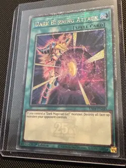 RA04-EN245 Dark Burning Attack Quarter Century Secret Rare 1st Ed YuGiOh - Image 4