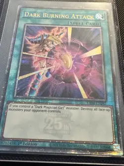 RA04-EN245 Dark Burning Attack Quarter Century Secret Rare 1st Ed YuGiOh - Image 5
